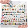 Encantos jóias descobertas componentes 100 pçslote esmalte banhado liga de zinco vida marinha pingente para diy colar pulseira brincos maki3547803