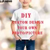Liasoso Pas Kid S T -shirt Diy Your Own P Os Pictures Star Anime Character Singer T Shirt 3D Print Short Sleeve Clothing 220616