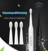 Taşınabilir su geçirmez yumuşak kıl diş fırçası USB şarj edilebilir yüksek frekanslı sonik elektrik diş fırçası 4 diş fırçası kafalı RL165