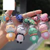 Creative Space Story KeyChain Toys Female Cartoon Doll Key Chain Ring Par Pendant Car Ornament Animation Derivatives315H6499633