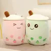 Partie de sublimation Favoriser la vie véritable Tea Tea Peluche Peluche Food Food Lait Teas Poupée Soft Poupée Boba Fruit Tasse Tea Coussin Coussin Enfants Jouets Birthda