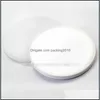 昇華空白セラミックコースターDIYギフト高品質の白いコースター熱伝達印刷カスタムA02ドロップ配信2021マットパッドタブ
