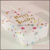 Gift Wrap Handbag Kids Favors Boy Girl Balloon Party Supplies Baby Shower Paper Bags Happy Birthday Cartoon Candy Bag Drop Delivery 2021 Eve