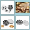 Baking Mods Bakeware Kitchen Dining Bar Home Garden Ll Cookie Stainless Steel Biscuit Mod Diy Molds Pattern Cak Dhbhk