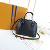 Patent Leather Shell Designer Shoulder Bag Two Toron Handles Handbag Luxury Women Crossbody Tote Fashion Charming Small Hand Bags Classic Woman Cross Body Purse