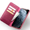 Capa de couro genuíno elegante para iPhone 11 Pro Max Protective Case com slot de cartão para Women249r