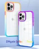 Pour iPhone 14 Pro Max Cases avec protection de caméra en métal Slim Gradient Color Phone Case