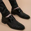 Chaussures habillées été hommes en cuir affaires décontracté mode bout pointu formel respirant sandales Zapatos De Hombre