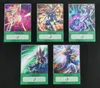 24 st/set Dark Magician Series Relaterad supportkort Quick Play Equip Spell Trap Super Magical Prophecy Spellcaster Anime Orica G220311