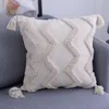 Pillow /Decorative Simple Square Tassel European Style Sofa Ins Retro Throw Home Decorative Cover Without Core/Decorat