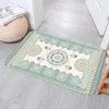 Tappeti Boho Tappeto persiano Modello Cucina Bagno Porta d'ingresso Zerbino Camera da letto Tappetini Antiscivolo Assorbente Decorazioni per la casa Tappeto in velluto corallo ZerbinoCarpe