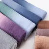 2022 new Muslim Gradient Scarf Hijab Woman Plain Shawl Wrap Foulard Femme Islamic Headscarf Arab Head Wrap Scarves