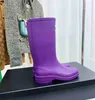 TopSelling Bottes de pluie de marque célèbre designer femmes chaussons imperméables de luxe classiques chaussures de saison des pluies pour fille dames bottes d'extérieur