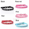 Pet Dog Rhinestone Pets Pets Dogs Cat Leather Leather Twible Catable Cats Collar Colorful Colorful Christmas Decoration Supplies BH7234 Tyj