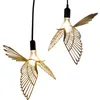 Lâmpadas pendentes Nordic Hollow Wings Luzes de pássaro Restaurante Iron Corredor pendurado