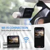 Carro de 360 ​​graus DVR gravador de vídeo DASH CAM 4K G Sensor WiFi Dash Câmera Dupla Lente Dashcam 24h Estacionamento Escondido Câmera Frente e Traseira