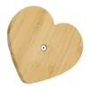 Accessori per fumatori Posacenere in legno a forma di cuore Articoli vari Casa Giardino