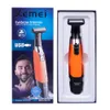 Kemei KM1910 Rasoio elettrico USB ricaricabile rasoio da uomo lavaggio del corpo lama a denti alternativi8673706