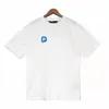 Mens Letter Print T Shirts 블랙 패션 디자이너 여름 고품질 탑 반소매 사이즈 S-XXXL