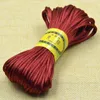 5Pcs 20m Chinese Knot Satin Nylon Braided Cord Thread Macrame Beading Rattail Cords