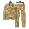 Designer Mode Man Pak Blazer Jassen Voor Mannen Stylist Brief Borduren Lange Mouw Casual Party Wedding Suits Blazers2009