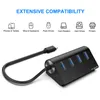 HUBS 10GBPS USB 3.1 Gen 2 Type C Hub Adapter 4 Poorten Man tot vrouwelijk een multi -splitter voor laptop PC AccessoriesUSB Hubsusb