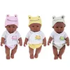 12''30cm Born Reborn African Doll Baby Simulation Soft Vinyl Children Life Toys 220822