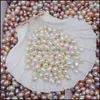 Pearl Loose Beads Jewelry Natural Freshwater Pearls Oyster No Hole 5-6Mm Bright Rice-Shaped Real Different Color Fashion Wholesale Drop Deli