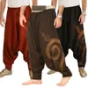 Cintura elástica casual dos homens Hippie yoga harém Homem homens boho cigano aladdin alibaba 220808