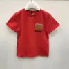 Çocuklar Moda Polos Tişörtleri 2021 Yeni Varış Kısa Kollu Tees Tops Erkek Kız Çocuk Rahat Mektup Ayı Desenli T-Shirt Kazak ile Baskılı