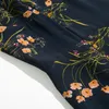 Lässige Kleider für Frauen 2022 Elegantes Vintage-Blumenkleid mit Rüschen, herzförmiger Ausschnitt, ärmellos, Riemen, Krawatte, Rüschensaum, Sommer, Strand, Dres217u