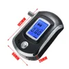 Misuratori di concentrazione Digital Breath Alcohol Tester Mini Professional Police AT6000 Alcol Meter vino Analizzatore di guida in stato di ebbrezza Schermo LCD