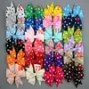 50pcs lot polka dot ribbon hair bows WITH clip Boutique hairbows baby girls hair accessories273m3625917