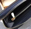 크로스 바디 패션 꽃 디자이너 지퍼 지갑은 고급스러운 남자 여자 가죽 가방 고품질 클래식