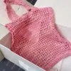 حقيبة قش Raffia Bag Bagge Bags Summer Bedding Straw للنساء حقائب اليد الفاخرة الحياكة Petit Sac Holiday Corchet Crochet Tote Dicky0750 Tasche