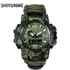Shiyunme Sports Watch Men LED Digital Quartz Display Display Display MENS 50M Waterproof Compass Watch Relog Masculino 220524