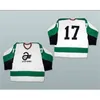 Nivip Custom Quebec Aces Hockey Jerseys Ice Any Name Number White Green Alternate Good Quanlity Size S-4XL Mix Order