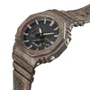 Regarder Sports Quartz Digital Men's Watch LED Cold Light Dual Display World Time Fund Function Farmhouse Series PU1467949