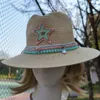 Berretti stile primaverile donna elegante cappello di paglia artificiale inverno autunno ampio donna Panama berretto sombrero per la festa andare in spiaggia berretti