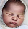 NPK جاهز لشحن 20INCH Reborn Doll Kit Laura أجزاء دمية DIY غير مكتملة مع جسم القماش الطازج 220810