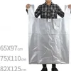 10 Teile/los logistik taschen bekleidungs verpackung weste verdickt große plastiktüte Silber grau larges tragen große