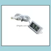 Strumenti di temperatura Misurazione Analisi Office School Business Industrial Mini Digital Lcd Termometro Hygrom Dhong