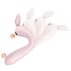 NXY Wibratory Siedem Cherry Desire Rabbit Wibrator Bendable Ssanie Ogrzewanie Masaż Stick AV Kobiet Masturbacja Urządzenie Dorosłych Fun Products 0402