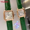 Montre De Luxe Orologio da donna classico da uomo Movimento al quarzo importato Orologio da polso con cinturino in vera pelle Cassa in acciaio inossidabile impermeabile Orologio da polso con chiodo con parola romana