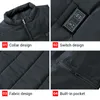 Motorcycle Apparel Areas Heated Vest For Men Women Usb Jacket Power Bank Electric Heating Thermal Hunting Winter Fashion Black M-3XLMotorcyc