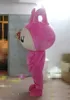 2022 Pink Mascot Costume Halloween Christmas Fancy Party Cartoon Character Outfit Suit Adult Women Men Dress Carnival Unisex Adults