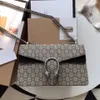 Donna Vera Pelle moda donna borsa a tracolla borse donna portafoglio borsa classica lettera catena borse a tracolla 26 cm