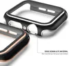 Double Color Glass Cover Cases For Apple Watch Ultra 49mm 8 7 Case 41mm 45mm Screen Protector Bumper For iWatch SE 6 5 4 3 44mm 40mm 38 mm 42mm Tempered Film