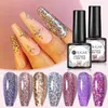 Nxy Nail Gel Gel 7 5 мл блестящие УФ-польский Bling Sequins Rose Gold Silver впитается на маникюр Лак База Топ 0328