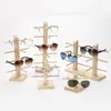 Mode Sonnenbrillenrahmen 1 Stück Holz Sonnenbrille Display Rack Regal Holz Langlebige Brillen Show Stand Halter QL Verkauf Seae22